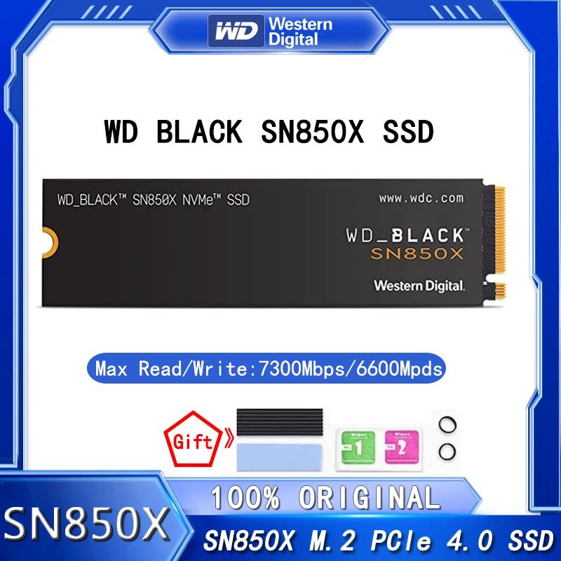    ָ Ʈ ũ, WD SN850X, 1TB 2T 4T SSD, NVMe Gen4PCIe M.2 2280 PCIe 4.0X4 ̺, PS5 ũž ƮϿ